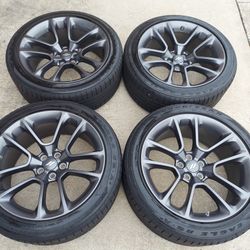 RIMS WHEELS,  DODGE CHALLENGE, DODGE CHARGER 245/45/20  NEW RIMS NEW TIRES 