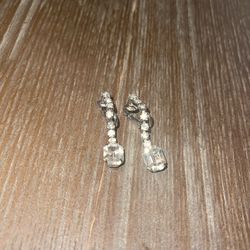 Unbranded Rhinestone Clip-on Earrings 