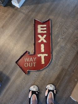 Decorative Exit Sign