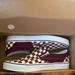 Vans maroon/red Brand new