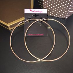 Large Statement Hoop Earrings