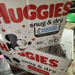 Huggies Panpers Size 5 And 6