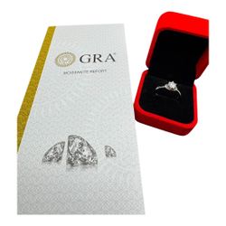 Moissanite Diamond Engagement Ring