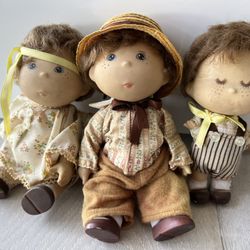 Set Of 3 Vintage Dolls 