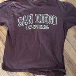 San Diego Tee Size Medium 