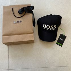 Brand New HUGO BOSS hat With Tags And Bag for Sale in Los