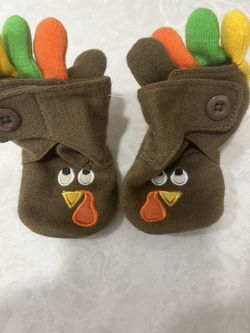 Thanksgiving Themed Baby Shoes