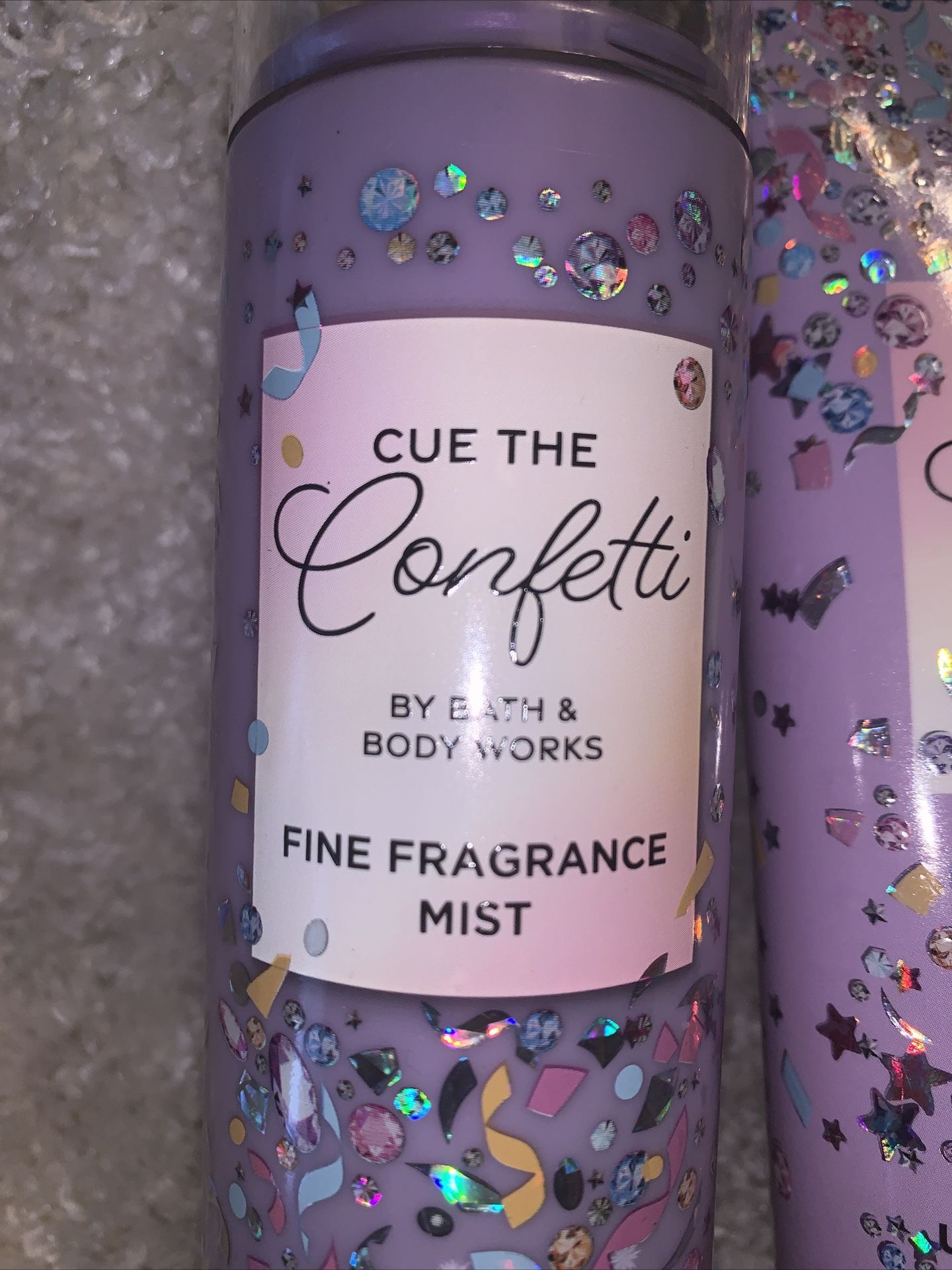 Bath & Body Works Cue The Confetti Fragrance Body Mist & Body Cream Set of 2