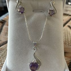 Ametrine Silver 925 Set 