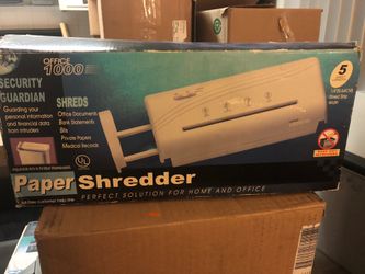 Paper Shredder (White)