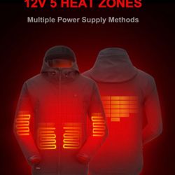 Heated Jacket for Men with Battery, Heating Jacket for Hiking Skiing Camping 🏕️ 
