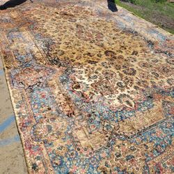 19x11.5 Persian Rug 1930s 