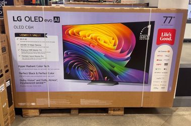 77C6H 77” Lg smart 4k oled hdr tv