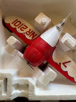 Red and White NR2101 Airplane Die-Cast Model