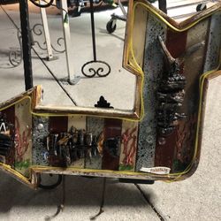 wood handmade wooden fish decor