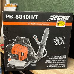 ECHO 200 MPH 700 CFM 59.7 cc Gas Low Exhaust Emission Engine Backpack Leaf Blower with Tube-Mounted Throttle