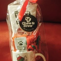 Chew And Brew Combination Gift For Dog Owner And Dog