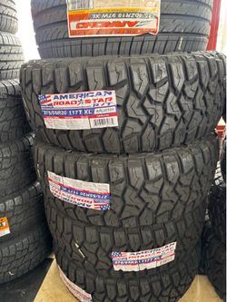 💯✅275/55/20 vendo set de llantas nuevas America Rt