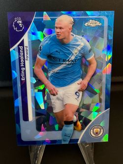 Topps Chrome Blue Sapphire Erling Haaland