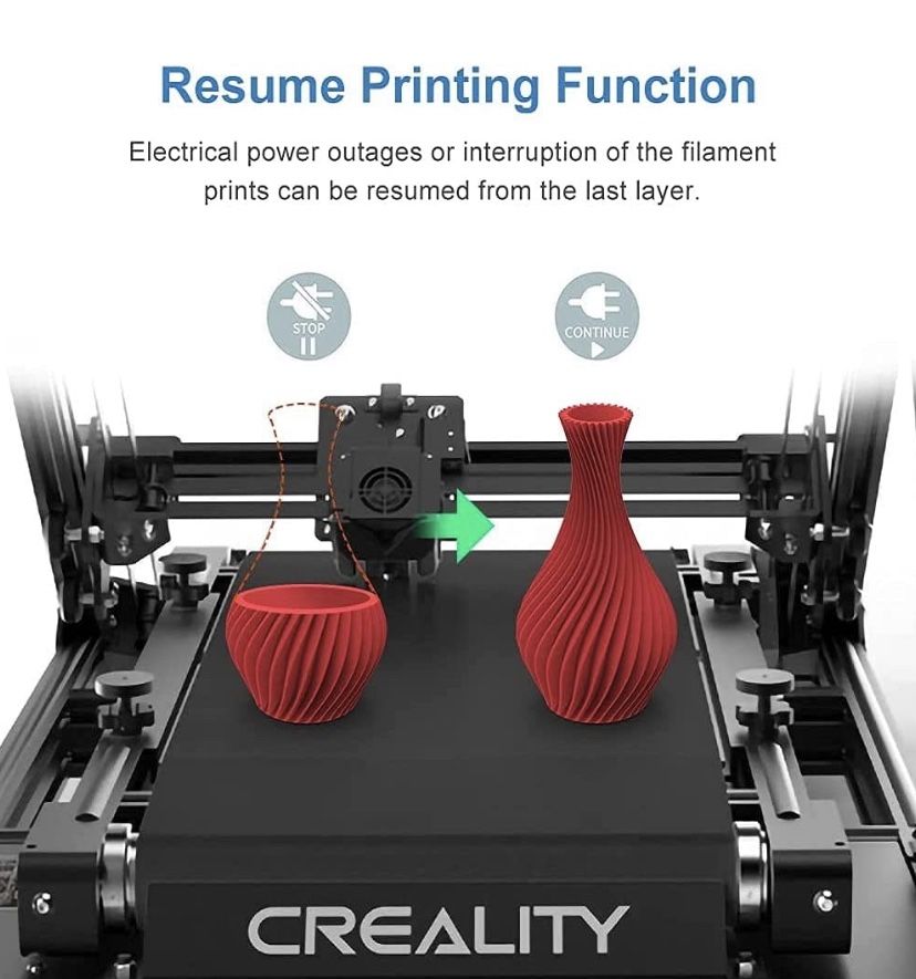 Creality CR 30 3D Printer with Infinite Z Axis Printing, Creality 3DPrintMill with Upgraded Silent Motherboard Stable CoreXY Structure Filament Sensor