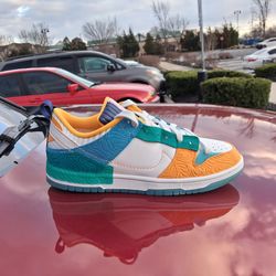 Brand New And Original Women Nike Dunk Low "Serena Williams " Sneakers Sizes 10