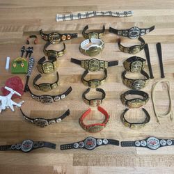 AEW Figure Championships Belts (Lot)