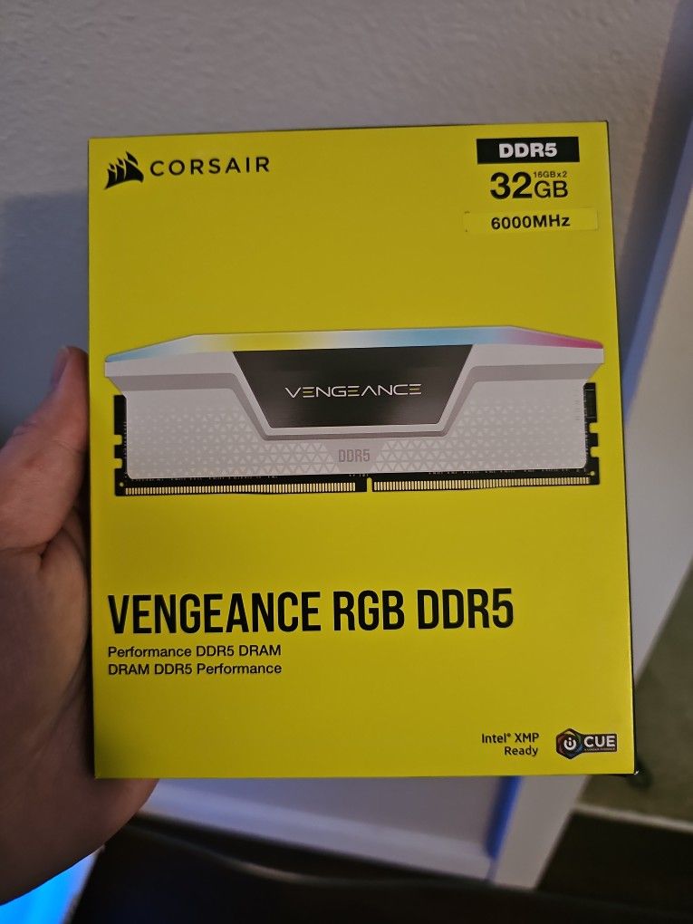 Corsair Vengeance RGB White DDR5 32GB RAM