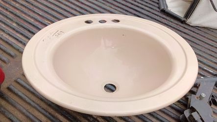 Tan Vintage Sink