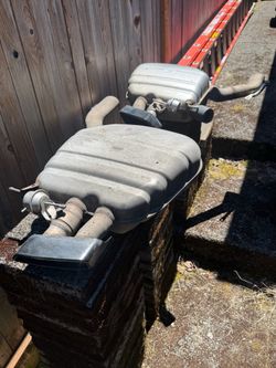 BMW 650i Gran Coupe F06 OEM Rear Mufflers