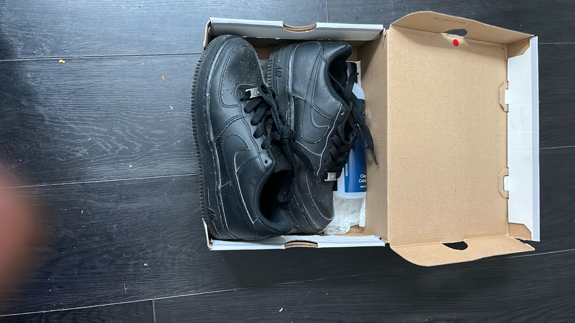 Black Air Force 1s