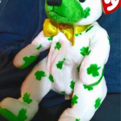 2001 ORIGINAL Beanie Baby  "Clover" Rare PE PALLET