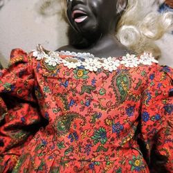 Antique Doll And Dress