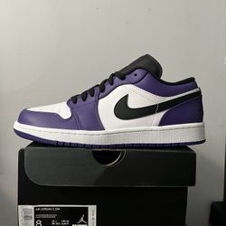 Jordan 1 Low Court Purple 8