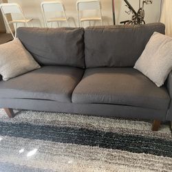 Wayfair Grey Couch W/ Pillows