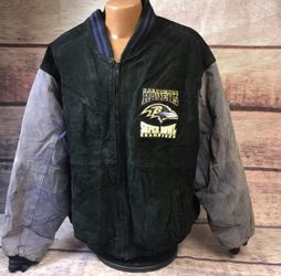 Baltimore ravens leather jacket men’s xxl vintage
