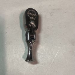 1/4” Stubby Snap On Flex Head Ratchet New 