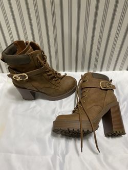 Heeled Platform Boots