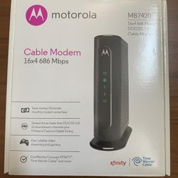 Motorola Cable Modem MB7420