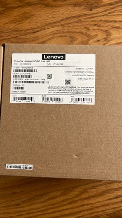 NIB Lenovo thinkpad usb-c docking station