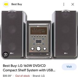 LG Stereo With CD/AUX 