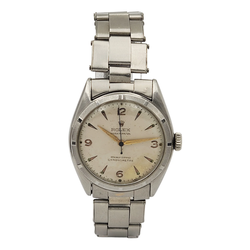 Rolex 34mm Vintage 1961 Oyster Perpetual Stainless Steel Watch with White Dial. (Pre-Owned 6085)