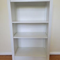 Land Of Nod 48" 3-shelf Bookcase, White