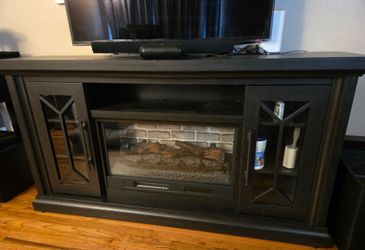 Madison 68in Media Console Infrared Electric Fireplace