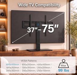 Universal TV Stand Legs for 37-78 inch TVs to 99lbs with Mount