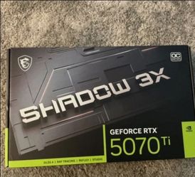 MSI GeForce RTX 5070 Ti 16G VENTUS 3X OC Graphics Card, 16GB GDDR7- Open Box, Never Used.