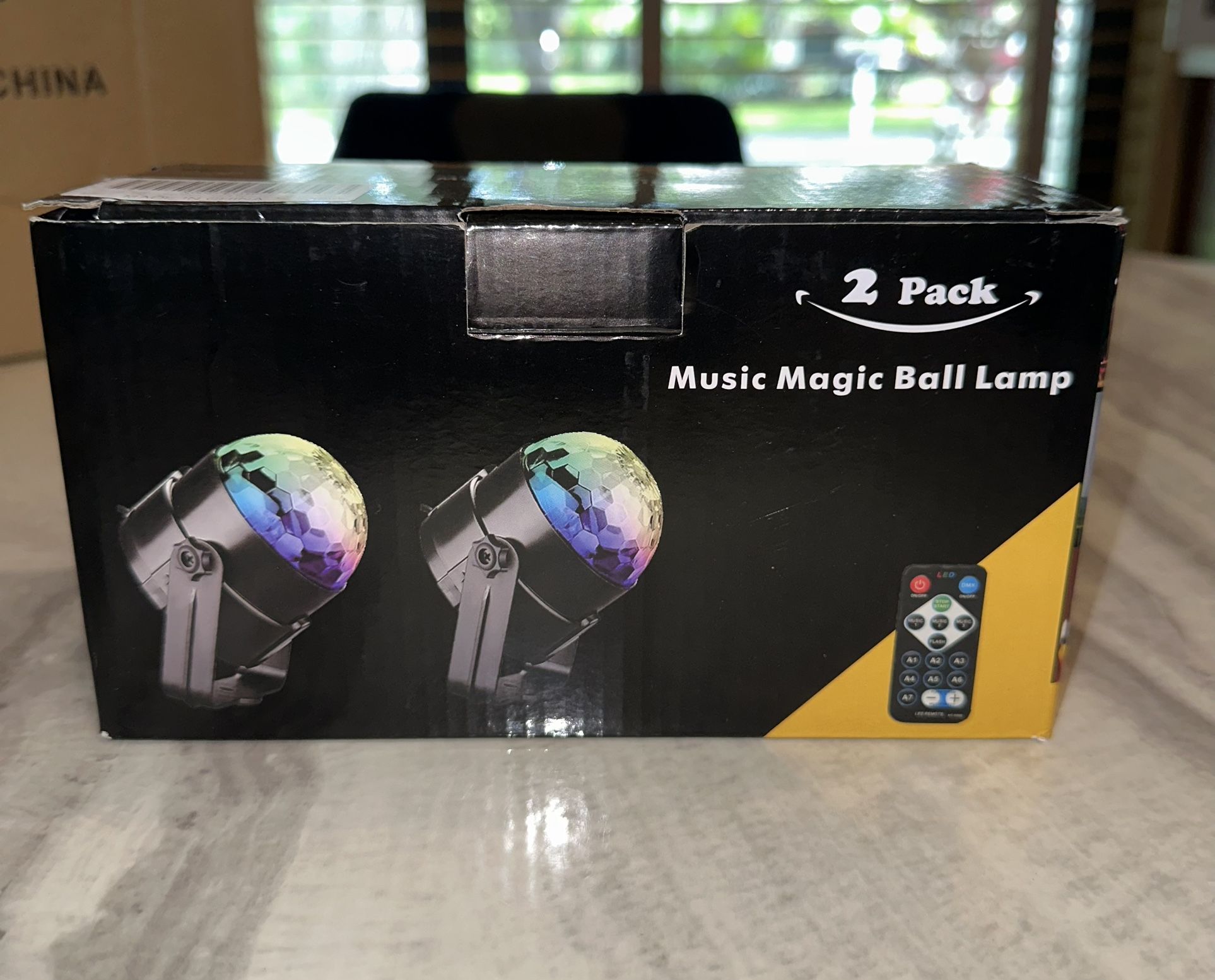 ✨ 2-Pack Music Magic Ball Party Lights – with Remote Control (Brand New)