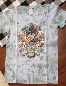 Holloween Tie Dye Freddie Shirt