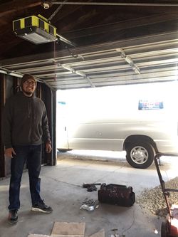 Garage door and Opener