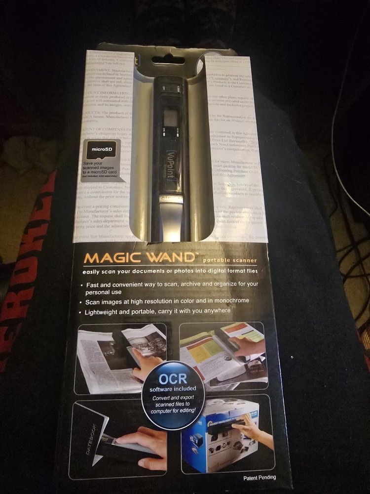 Magic Wand Portable Scanner