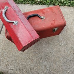 20 Inch  Vintage Heavy Duty  Metal Toox , Plus Free Small  Metal Too Box